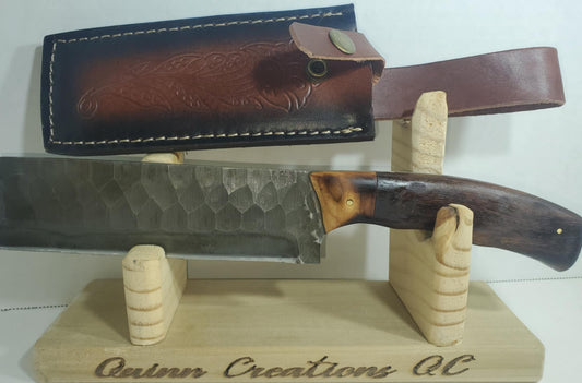 Hammered Steel Chopper Knife